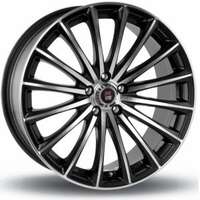 24h du mans GP1 Satin Black Machined Face 7.5x17 5/100 ET35 N67.1