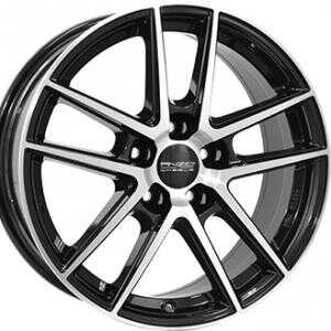 Anzio Split Gloss Black Polished 5.5x14 4/100 ET35 N63.3