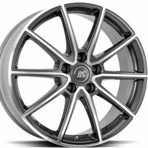 Brock RC32 Titanium Grey Full Polish 7.5x18 5/114.3 ET45 N66.1