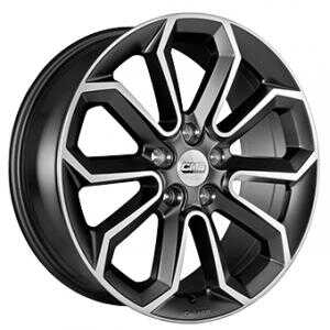 CMS C20 Dull Black  Polished 7.5x17 5/114 ET47 N67.1