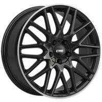 CMS C25 Gloss Black  Polished lip 7.5x18 5/112 ET47 N57.1