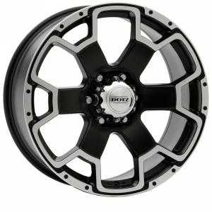 Dotz Desert Matt Black Polished 8x17 6/139.7 ET20 N106.