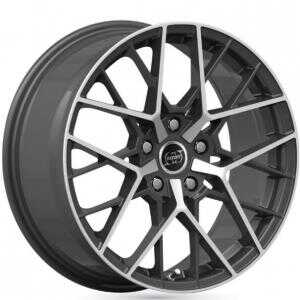 Infiny Tonix Satin Gunmetal Machined Face 8.5x19 5/112 ET45 N66.5