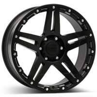 LND R13 Matt Black 9x18 6/114.3 ET30 N66.1