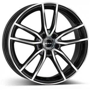 MAK Evo Black Polished 11x21 5/112 ET55 N66.6