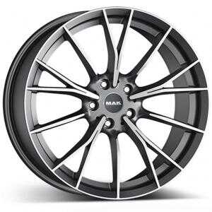 MAK Fabrikt Gunmetal Machined Face 8x18 5/120 ET30 N72.6