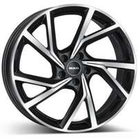 MAK Kassel Black Polished 7.5x18 5/112 ET50 N57.1