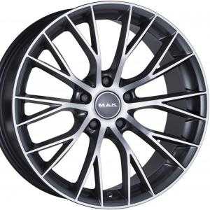 MAK Munchen Gunmetal Machined Face 8.5x20 5/112 ET35 N76