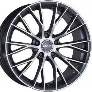 MAK Munchen Gunmetal Machined Face 8.5x20 5/120 ET30 N72.6