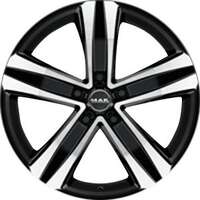 MAK Stone5 Black Machined Face 6.5x16 5/118 ET55 N71.1