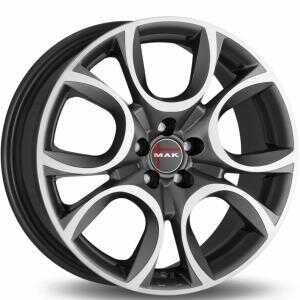 MAK Torino  Gunmetal Machined Face 6.5x16 4/98 ET35 N58.1