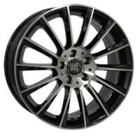 Mille Miglia MM047 Gloss Black  Polished lip 8x18 5/112 ET35 N66.6