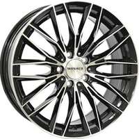 Monaco GP2 Gloss Black  Polished 8x18 5/100 ET37 N57.1