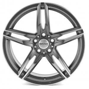 Monaco Grand Prix Anthracite Polished 8x19 5/112 ET35 N66.5