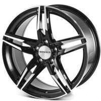 Monaco Grand Prix Black Polished 8x18 5/108 ET45 N63.4