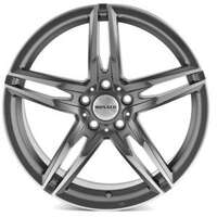 Monaco Grand Prix Matt Anthracite Polished 8x18 5/108 ET45 N63.4