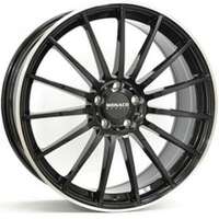 Monaco MC1 Gloss Black Polished lip 8.5x20 5/112 ET45 N66.5