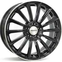 Monaco MC9 Gloss Black  Polished lip 8.5x19 5/112 ET45 N66.6