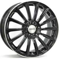 Monaco MC9 Gloss Black  Polished lip 8x18 5/112 ET45 N66.6