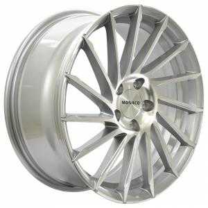 Monaco Turbine Gray Polished 8x18 5/112 ET45 N66.5