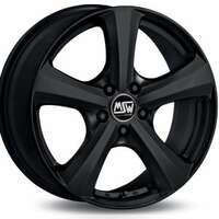 MSW 19 Matt Black 6.5x15 4/100 ET38 N63.3