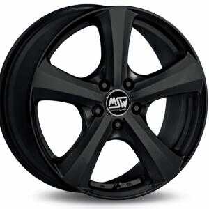 MSW 19  Matt Black 6.5x15 5/100 ET35 N57.1