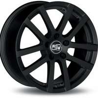 MSW 22 Matt Black 6x14 4/100 ET38 N63.3