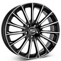 MSW 30 Gloss Black Full Polished 7.5x17 5/108 ET38 N73.1