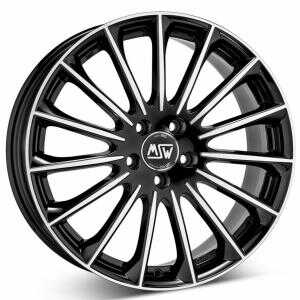 MSW 30 Gloss Black Full Polished 7.5x18 5/112 ET40 N73.1