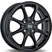 MSW x4 Matt Black 6x16 4/100 ET40 N63.3