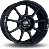 OZ Challenge HLT Matt Black White Lettering 12x18 5/130 ET48 N71.6