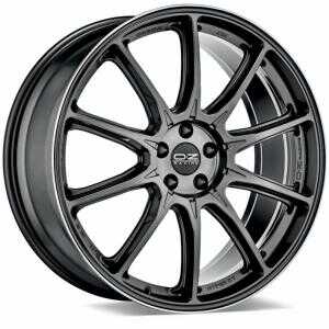 OZ Hyper XT HLT Dark Graphite Machined Lip 10.5x22 5/112 ET18 N66.5