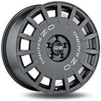 OZ Rally Racing Dark Graphite Silver Lettering 7.5x18 5/100 ET48 N68