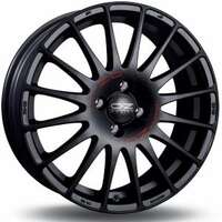 OZ Superturismo GT Matt Black Red Lettering 6.5x15 4/100 ET37 N68