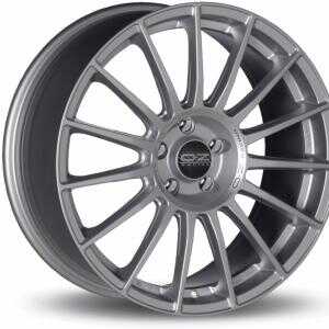 OZ Superturismo LM Matt Silver Black Lettering 8.5x19 5/112 ET38 N75