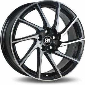 Racer Turn Satin Black Machined Face 7.5x17 4/108 ET25 N65.1