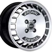 Ronal R10 Turbo Gloss Black Polished 7x15 4/100 ET37 N68