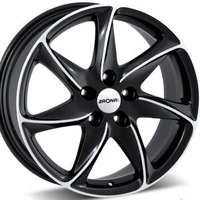 Ronal R51 Black Polished 7x16 5/108 ET45 N76