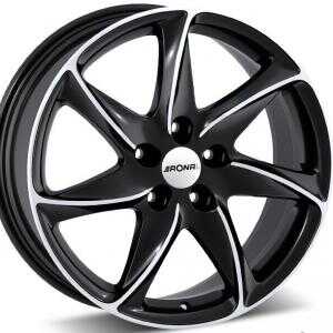 Ronal R51 Black Polished 7x16 5/112 ET45 N76