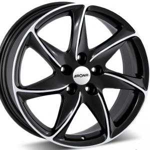 Ronal R51 Black Polished 8x18 5/112 ET45 N76