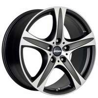 Ronal R55 Matt Black Polished 8.5x18 5/114.3 ET38 N82