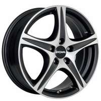 Ronal R56 Matt Black Polished 6x15 5/112 ET45 N76