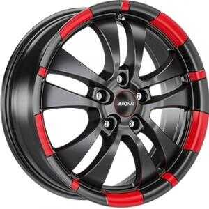 Ronal R59 Dull Black  Red 7.5x17 5/114 ET40 N82