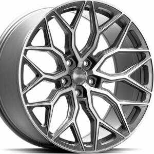 Vossen HF2 Tinted Matte Gunmetal 9.5x19 5/112 ET35 N66.6